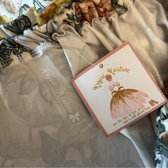 NWT Kryssi Kouture Elegant Floral Print Maxi Stretch Dress XL - Picture 5 of 16